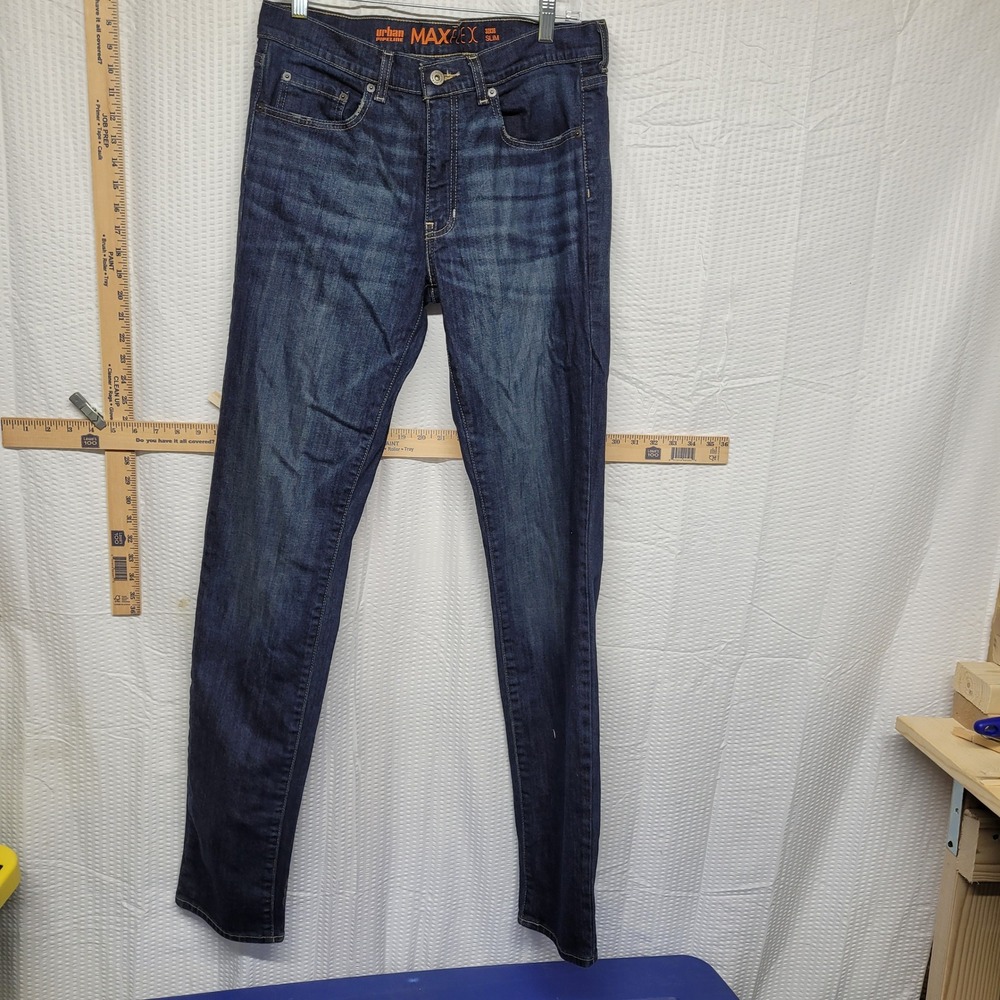 Urban Pipeline Max Flex Slim Fit Dark Wash Jeans Mens 32x36 Stretch Denim